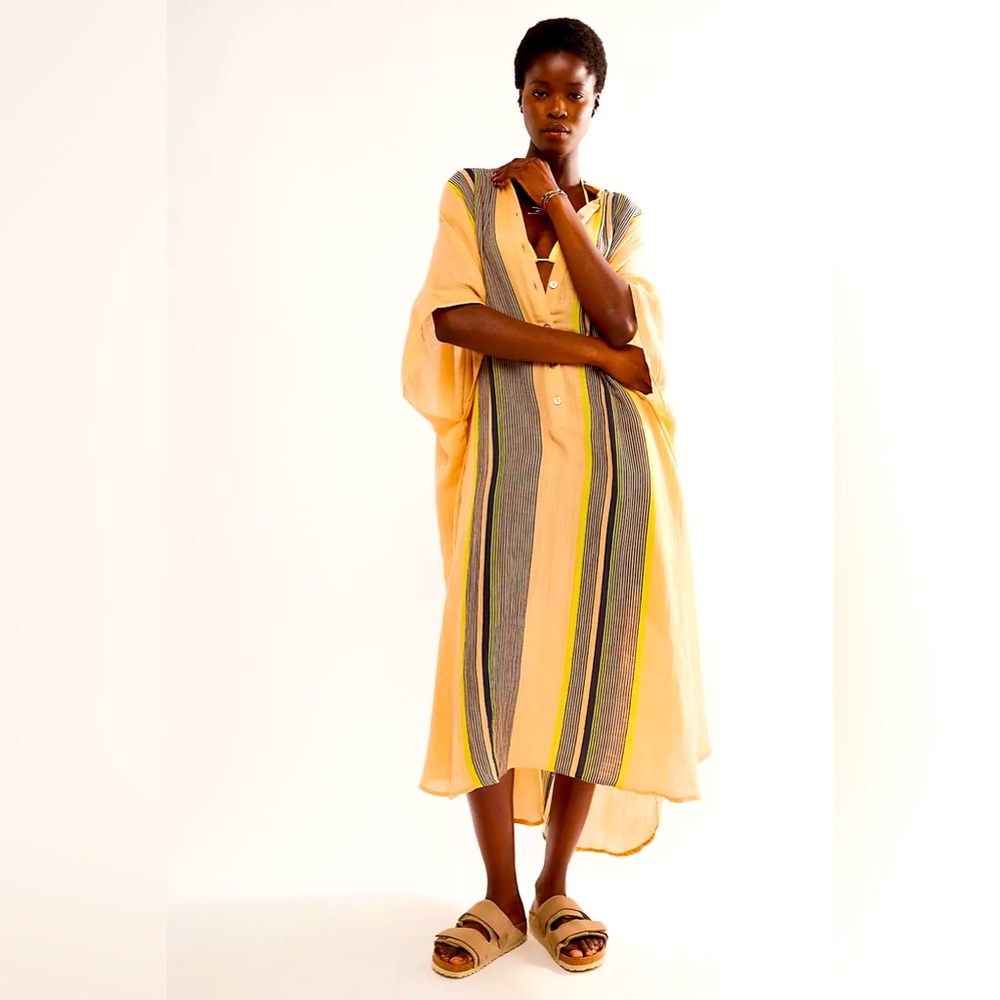 NWT Free People Vacation Mode Kaftan OS